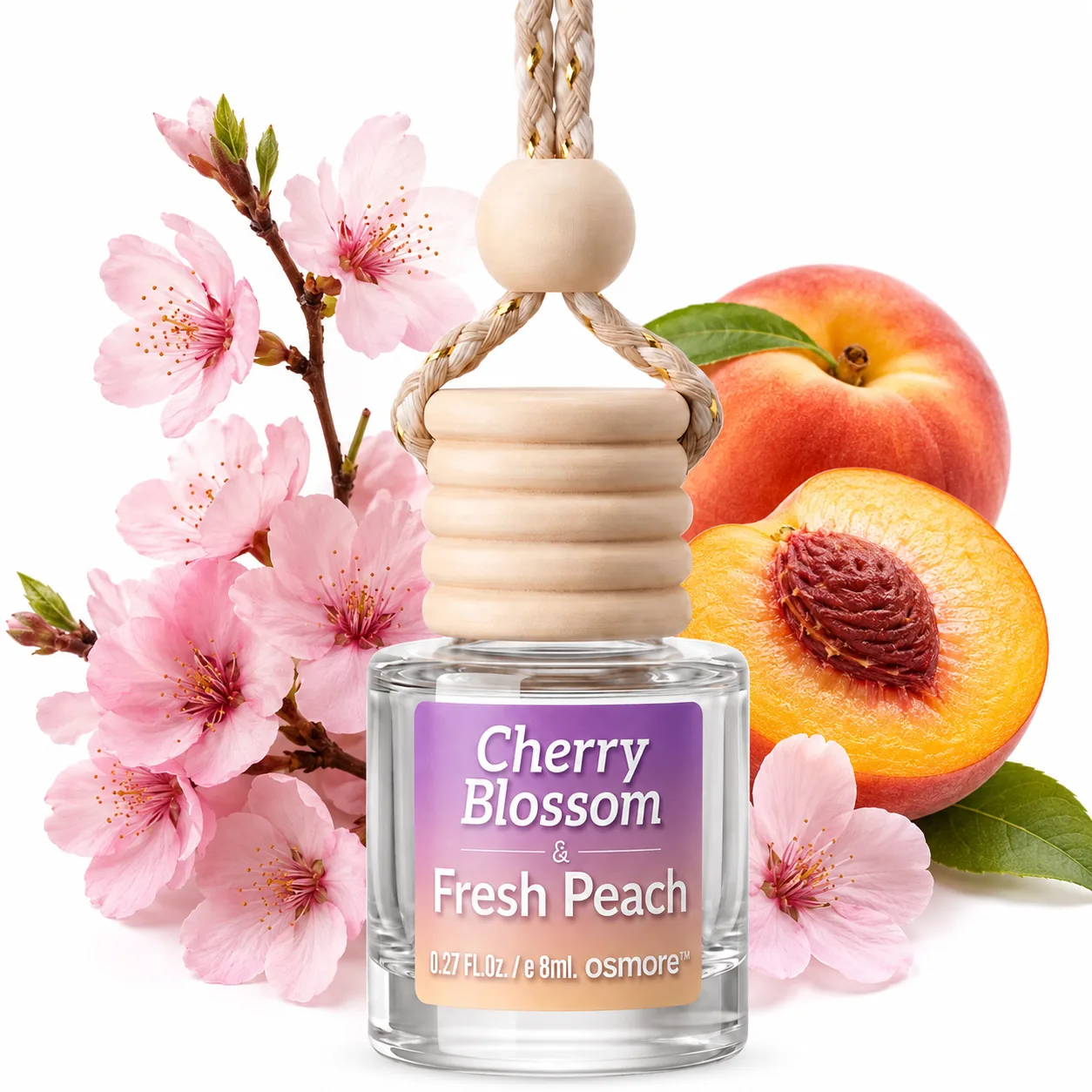 Cherry Blossom and Peach fragrance composition