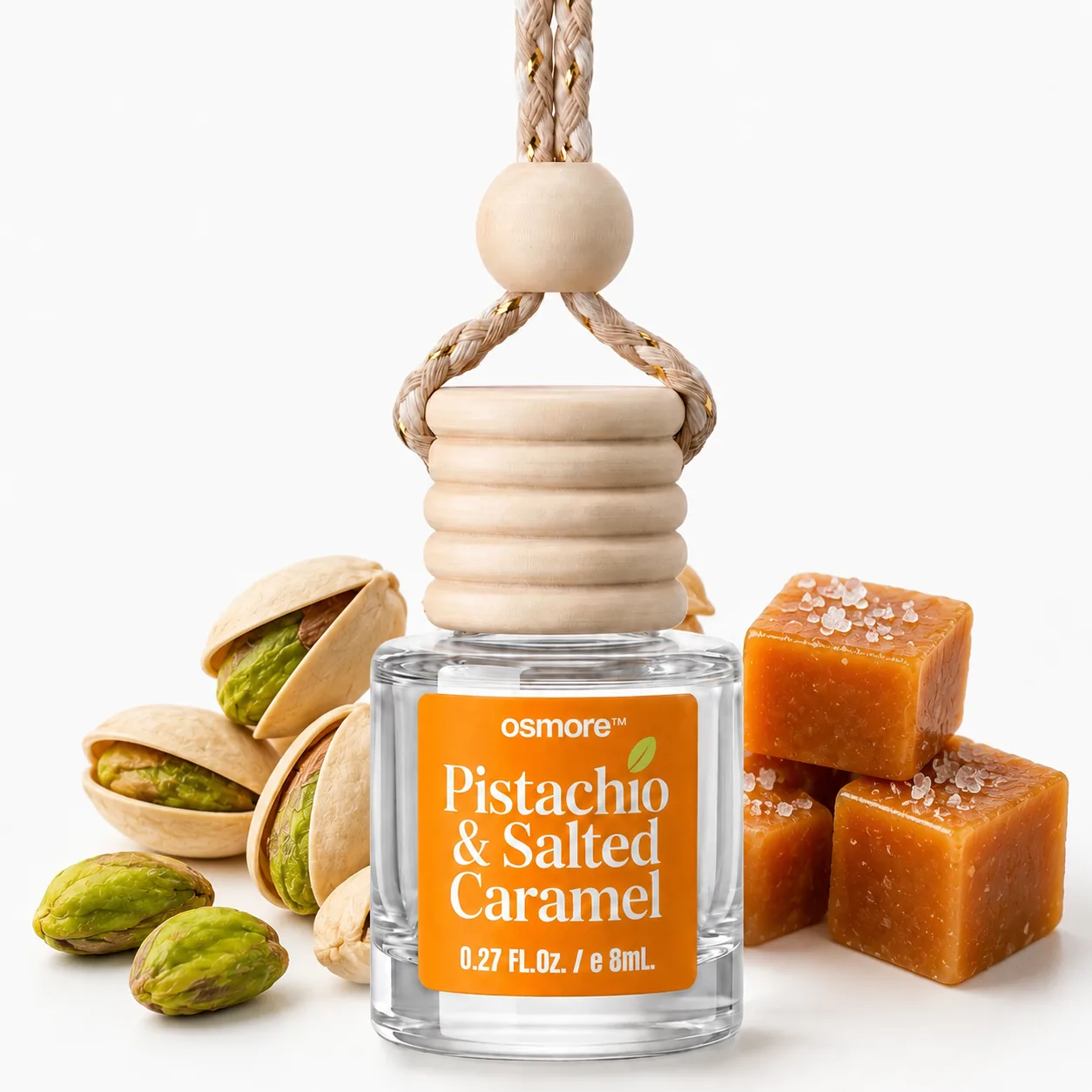 Pistachio and Salted Caramel fragrance composition